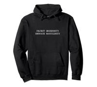 Reject Modernity Embrace Masculinity, Masculine Men's Sudadera con Capucha