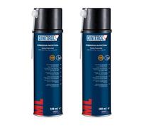 REJEL 2 x DINITROL ML PENETRATOR A PRUEBA DE ÓXIDO CERA CAVIDAD 500 ml, MARRÓN AEROSOL PUERTA PIEL