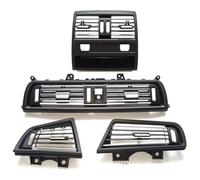 Rejilla A/C Automóvil Compatible Con F10 F11 F18 5 2011-2017 Rejilla De Ventilación Cromada Volante Derecho Izquierda Derecha 64229172312 64229166893(LHD 4PCS With Hole)