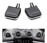 Rejilla Aire Acondicionado Coche Kit Reparación Pestaña Deslizante Rejilla Ventilación Aire Acondicionado Delantero Interior Automóvil Para Boxster Para Cayman 2016-2021(2 pcs)