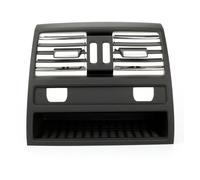 Rejilla Aire Acondicionado Coche Para BMW Serie 5 F10/F11/F18 520i-530d (2010-2017) Rejilla Ventilación Aire Acondicionado Central Delantera Cromada Completa Salida Aire(-Rear with hole)