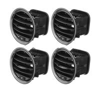 Rejilla Aire Acondicionado Coche Para Opel Para ADAM Para CORSA D MK3 Para Vauxhall 13417363 2201099 13365420 Rejilla Salida La Cubierta Ventilación Aire Acondicionado(4Pcs Black)