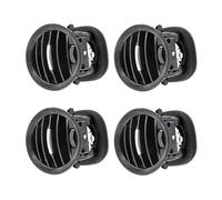 Rejilla Aire Acondicionado Coche Para Opel Para ADAM Para CORSA D Para MK3 Para Vauxhall Rejilla Salida 2201099 13417363 Cubierta Ventilación Aire Acondicionado(4PCS with Chrome)