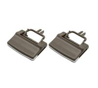 Rejilla Aire Acondicionado Rejilla Ventilación Aire Acondicionado Tablero Central Clips Pestaña Paletas Para Benz W164 M ML GL Class ML300 ML450 2005-2012(Brown Slider 2pcs)