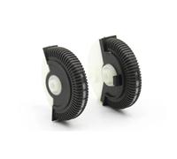 Rejilla aire frontal repuesto Para BENZ Clase E W211 2003-2008, Aire Acondicionado Delantero Y Trasero, Ventilación CA, Rueda Giratoria Ventilación aire consola central(Dark Gray L R 2PCS)