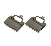 Rejilla aire frontal repuesto Para Benz W164 M ML GL Class 2005-2012 Clips Para Rejilla Ventilación Aire Acondicionado Tablero Central Paletas Compatible avec Rejilla Ventilacion(Brown Slider 2pcs)