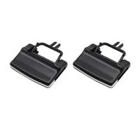Rejilla aire frontal repuesto Para Benz W164 M ML GL Class 2005-2012 Clips Para Rejilla Ventilación Aire Acondicionado Tablero Central Paletas Compatible avec Rejilla Ventilacion(Black Slider 2pcs)