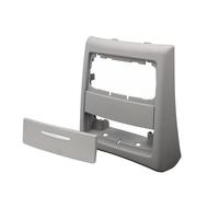 Rejilla aire frontal repuesto Para BMW Serie 3 E90 E91 2005-2012 Consola Central Trasera Aire Acondicionado Rejilla De Ventilación AC Marco Exterior Cenicero Panel(Model D Gray)