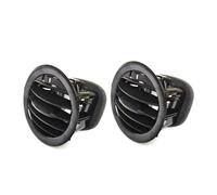 Rejilla aire frontal repuesto Para Opel ADAM Para CORSA D MK3 Para Vauxhall Outlet Grille 2201099 13417363 Cromo/Negro A/C Cubierta Ventilación Aire Se Adapta(2PCS Black)