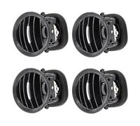 Rejilla aire frontal repuesto Para Opel ADAM Para CORSA D MK3 Para Vauxhall Outlet Grille 2201099 13417363 Cromo/Negro A/C Cubierta Ventilación Aire Se Adapta(4PCS with Chrome)