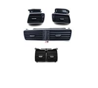 Rejilla aire frontal repuesto Para VW Para Passat CC B6 B7 R36 3AD 819 728A 701A 702A 2006-2014 Salida Ventilación Aire Acondicionado Coche Volante A La Izquierda(Matte Black B 4pcs)