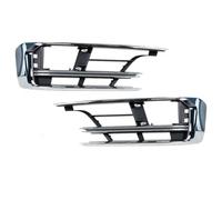 Rejilla Antiniebla Compatible Con A8L A8 D5 2018-2021 1/2PCS Piezas De Automóvil Parachoques Delantero Marco De Lámpara Antiniebla Cubierta De Rejilla De Luz Antiniebla(Left and right1)