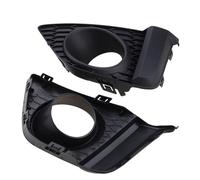 rejilla antiniebla Compatible con Jazz para FIT 2014 2015 2017 Marco luz antiniebla Parachoques Delantero Rejilla Inferior Cubierta Bisel Redes con Accesorios Orificios lámpara(A set)