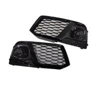 Rejilla Antiniebla Compatible Con Q5 Q5L 2018-2020 ABS Reemplazo Parachoques Delantero Lámpara Antiniebla Pantalla De Lámpara Luz De Carreras Cubierta De Parrilla(B)