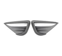 Rejilla Antiniebla Compatible Con Tesla Para Model Y 1 Par De Molduras De Luces Antiniebla Delanteras, Moldura De Láminas De Alerón Para Faros Antiniebla, Cubierta De Rejilla Para Faros Antiniebla