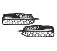 Rejilla antiniebla Delantera de Malla de Panal para A3 S3 2014-2017 con moldura cromada (2 Unidades Izquierda y Derecha)