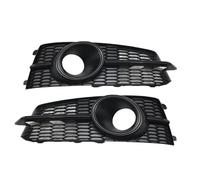 Rejilla antiniebla Delantera para A6 C7 2016-2018 con Malla de Panal cromada Acc ABS (Verde Militar)