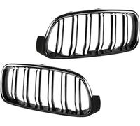 Rejilla antiniebla para coche Parrilla delantera de riñón doble puente para BMW Serie 3 F30, F31 y F35 (2012-2018)(Gloss Black)