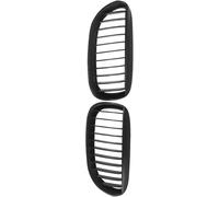 Rejilla antiniebla para coche Parrilla delantera para BMW E63 E64 Serie 6 650i para M6 2004-2010. Parachoques delantero tipo riñón(Matte Black)