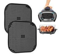 Rejilla antiproyección de silicona reutilizable para Ninja CRISPi Freidora de aire FN101EUSG, Air Fryer Accesorios para Freidora de Aire Ninja FN101EU (Gris)
