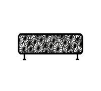 Rejilla baja de mesa para mesas de comedor, oficina y bar, separador de mesa (Sle3)