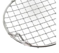 Rejilla BBQ Redonda para acero Inoxidable 20cm Patas Rejilla | para acero inoxidable, patas estables, 20cm ideal carne, uso exterior interior, óxido(35cm)