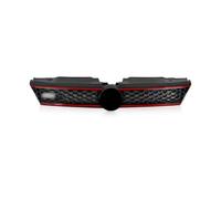 Rejilla Calandra Delantera Para VW Para Jetta Para Mk6 2012 2013 2014 Cubierta De Rejilla Ventilación Parachoques Central Delantero Coche Parrilla Panal(Red Line)