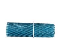Rejilla central delantera para coche, malla rómbica, estructura estable, ajuste Universal de aluminio para coches (Azul)