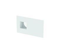 Rejilla combinada de pared exterior ComfoEdge Dupla DN125, conexión de aire exterior derecha, blanco, RAL 9016 de Zehnder - 990430571