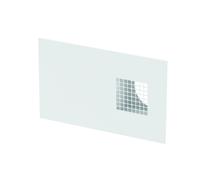 Rejilla combinada de pared exterior ComfoEdge Dupla DN160, toma de aire exterior izquierda, blanco, RAL 9016 de Zehnder - 990430574