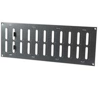 Rejilla corredera de chapa de acero de 400x150 mm - Rejilla de ventilación galvanizada Rejilla de escape de EUROPLAST