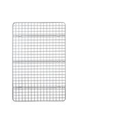 Rejilla de acero inoxidable antiadherente for enfriar galletas, pan, barbacoa, accesorios de cocina for repostería Para Vegetales(25x19x1.5cm)