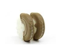 Rejilla De Aire Delantera Para Benz Clase E W211 E200 E300, Juego De 2/4 Piezas Rueda De Control Aire Acondicionado Delantero Trasero Para Ventilación CA Autopartes(Beige R 2pcs)