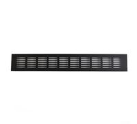 Rejilla de aire rectangular de aluminio diseñada para mejorar la funcionalidad del gabinete (60x400mm)