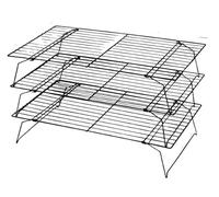 Rejilla de alambre antiadherente acero inoxidable for hornear, rejilla for enfriar pasteles, soporte for horno cocina, for pizza, pan y galletas, estante for barbacoa