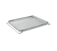 Rejilla de alambre cromada de hierro, cesta for asar, malla metálica, rejilla for horno, freidoras de aire, cesta for hornear, asar, asar y secar 4XFB