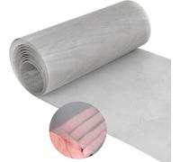 Rejilla de alambre de malla fina de 1 mm, ancho de malla de 40 x 200 cm, acero inoxidable 304, malla metálica para pájaros, alambre para conejos, roedores para insectos y jardín (20 mesh)