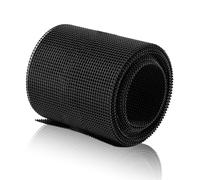 Rejilla de alero de acero inoxidable, 3 m x 80 mm, rejilla de ventilación para juntas, control de roedores, insectos, protección contra pájaros, protectora para ratones, parada de roedores