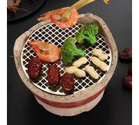 Rejilla de barbacoa de acero inoxidable para picnics, diseñada para asar alimentos pequeños, perfecta para reuniones y eventos al aire libre (30 cm)