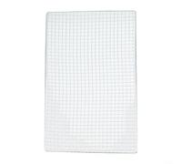 Rejilla de barbacoa de hierro galvanizado para pescado, carne y verduras, parrilla de cocina para uso en exteriores o interiores (50 x 30 cm)