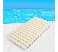 Rejilla de canal de drenaje de piscina, cubierta de rejilla ondulada de plástico resistente de 9.8 pulgadas para una gestión eficiente del agua y control de desbordamiento en piscinas