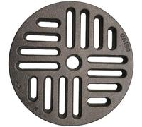 Rejilla de cenizas de hierro fundido circular | Repuesto universal para estufas de leña, termochimeneas y hornos | Grosor 1 cm, ventilación optimizada | Ø19,0 cm