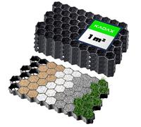 Rejilla de césped de plástico KADAX, rejilla protectora de césped, 60x40 cm, ...