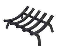 Rejilla de chimenea de acero redondo sólido de 14 pulgadas, barra de 3/4 pulgadas, hierro fundido forjado resistente para interiores y exteriores, soporte para leña, accesorios de chimenea, camping,