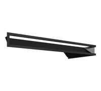 Rejilla de chimenea de esquina de aire SF izquierda negra 80 x 40 x 9 - KRATKI