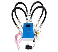 Rejilla de circulación de agua, equipo de spa for la cabeza con altura y ángulo ajustables, cuidado del cuero cabelludo estilo peluquería, marco de circulación de agua for grifo de lavabo de spa for p
