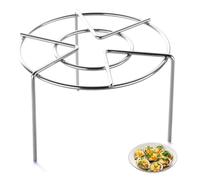 Rejilla de cocción al vapor de acero inoxidable para accesorios de olla instantánea Rejilla de cocción al vapor redonda Rejilla alta de cocción de cocina