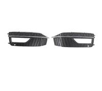 Rejilla de Coche de automóvil Compatible con Audi A4 B8.5 S-Line S4 2012-2016, cubierta de lámpara de luz antiniebla, rejilla delantera de panal, parachoques delantero, rejilla inferior Rejillas front