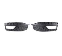 Rejilla de Coche de automóvil Compatible con Audi A4 B8.5 S-Line S4 2012-2016, cubierta de lámpara de luz antiniebla, rejilla delantera de panal, parachoques delantero, rejilla inferior Rejillas front