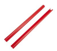 Rejilla de Coche de automóvil Rejillas frontales d 1 tira embellecedora para rejilla delantera de coche, compatible con BMW E60, E65, E66, barra de parrilla roja, accesorio deportivo para coche.